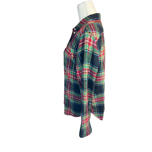 J. crew plaid button down long sleeve shirt new Cabincore fall farmcore - Picture 2 of 6